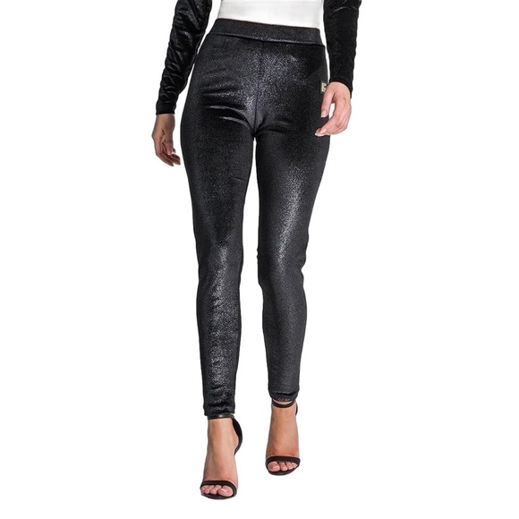 SPANX Black Velvet Leggings High-Waisted - Picture 1 of 8